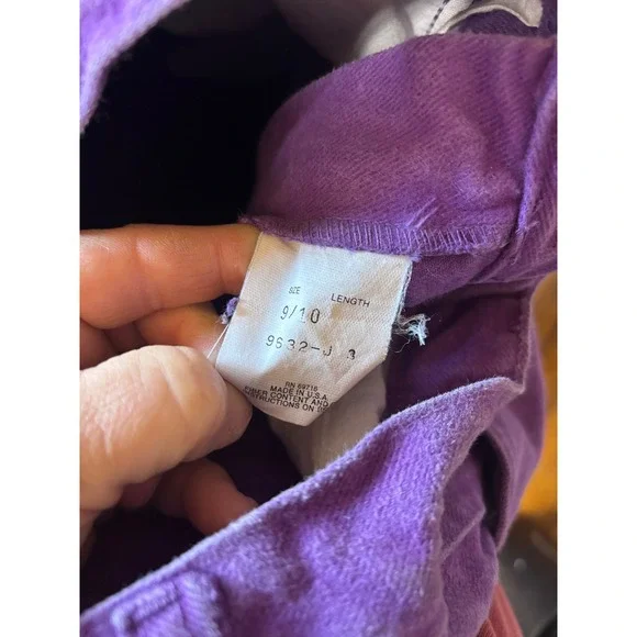 Vintage Jeanjer by Jordache Purple High Waisted Mom Jeans Denim Jeans Size 9/10 - Picture 8 of 9